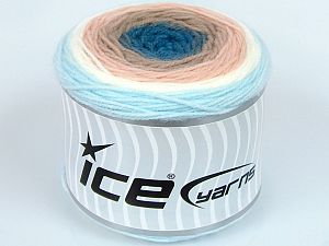 Sale Cakes Yarn Beyaz Pembe Deve Tüyü Mavi Tonları