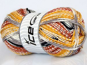 Sale Self-Striping Beyaz Turuncu Gri Altın Siyah