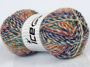Sale Self-Striping Turuncu Tonları Yeşil Mavi Tonları