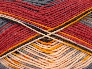 Sale Sock Yarn Sarı Somon Gri Kahverengi