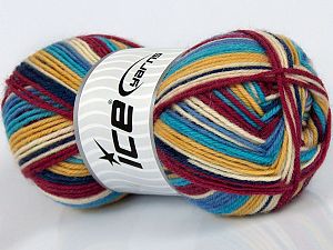 Sale Sock Yarn Sarı Tonları Turkuaz Leylak Bordo Tonları