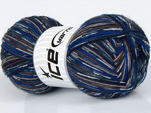 Multicolor Sock Kahverengi Mavi Tonları