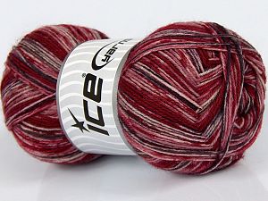 Multicolor Sock Kırmızı Tonları Maron