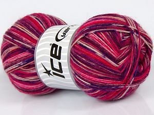 Multicolor Sock Pembe tonları Leylak Krem