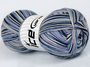Elite Sock Lavender Shades Krem Mavi Tonları