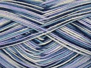 Elite Sock Lavender Shades Krem Mavi Tonları