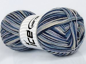 Elite Sock Leylak Tonları Krem Mavi Tonları