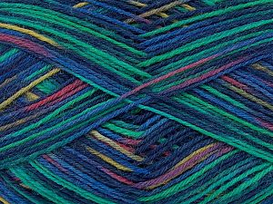 Elite Sock Lavender Shades Yeşil Tonları Mavi Tonları