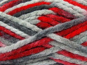 Sale Self-Striping Kırmızı Tonları Gri Tonları