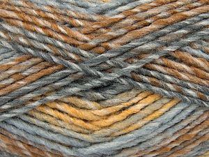 Sale Self-Striping Sarı Beyaz Gri Kahverengi
