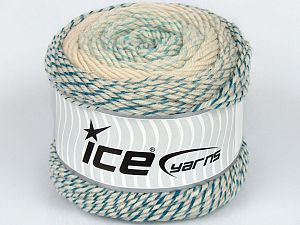 Sale Cakes Yarn Turkuaz Tonları Krem