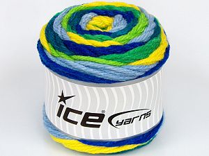 Sale Cakes Yarn Yeşil Tonları Mavi Tonları