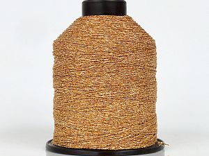 Metallic Thread Cone Koyu Altın
