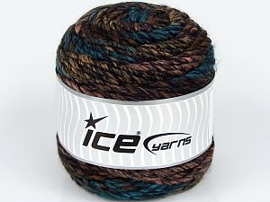 Sale Cakes Yarn Turkuaz Somon Kahverengi Tonları