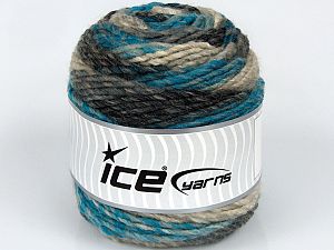 Sale Cakes Yarn Turkuaz Gri Tonları