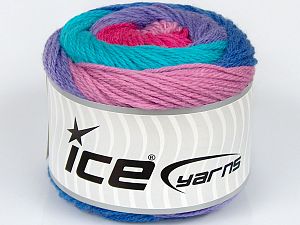 Sale Cakes Yarn Turkuaz Pembe tonları Leylak