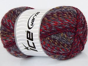 Sale Self-Striping Kırmızı Gri Deve Tüyü Bordo