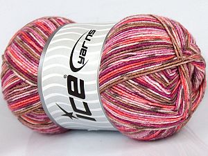 Sale Sock Yarn Beyaz Somon Tonları Leylak Tonları