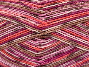 Sale Sock Yarn Beyaz Somon Tonları Leylak Tonları