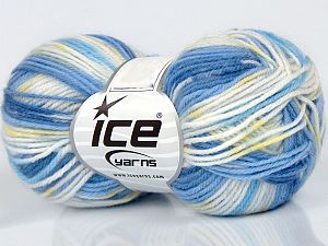 Sale Self-Striping Beyaz Yeşil Mavi Tonları