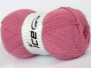 Düz İplilkler Açık Pembe