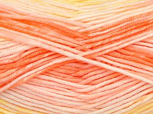 Sale Self-Striping Sarı Beyaz Turuncu