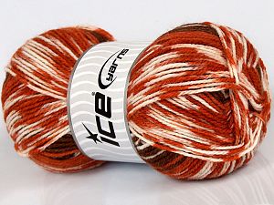 Sale Self-Striping Krem Bakır Kahverengi