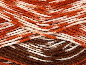 Sale Self-Striping Krem Bakır Kahverengi