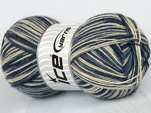 Multicolor Sock Gri Tonları Krem