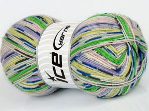 Sale Sock Yarn Beyaz Pembe Leylak Yeşil Mavi Siyah