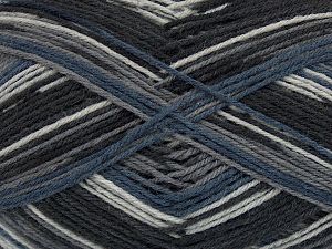 Multicolor Sock Gri Tonları Mavi Siyah