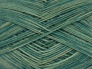 Sale Sock Yarn Yeşil Tonları