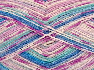 Sale Sock Yarn Turkuaz Pembe Leylak Gri Krem Mavi