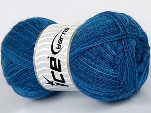 Sale Sock Yarn Mavi Tonları