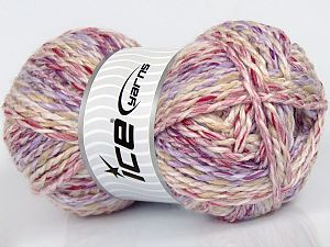 Sale Self-Striping Kırmızı Pembe Leylak Bej