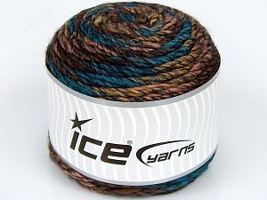 Sale Cakes Yarn Açık Somon Kahverengi Tonları Mavi