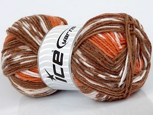 Sale Self-Striping Orange, White, Brown