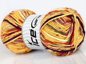 Sale Self-Striping Sarı Beyaz Mor Turuncu Yeşil