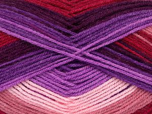 Sale Self-Striping Kırmızı Mor Tonları Pembe tonları