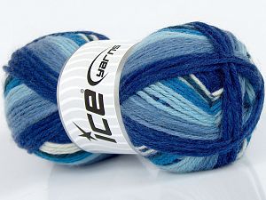 Sale Sock Yarn Mor Krem Mavi Tonları