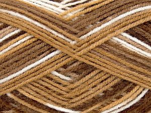 Sale Self-Striping Krem Kahverengi Tonları