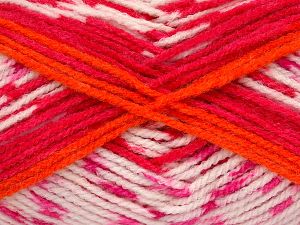 Sale Self-Striping Beyaz Pembe tonları Turuncu