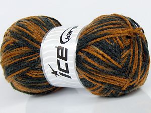 Sale Self-Striping Kahverengi Siyah