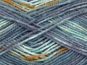 Sale Self-Striping Altın Fuşya Mavi Tonları