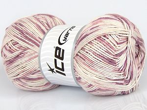 Sale Yazlık İplikler Leylak Tonları Ekru