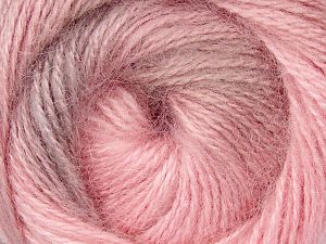 Mohair Pastel Pembe tonları