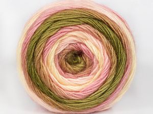 Cakes Rainbow Pembe Yeşil Krem Deve Tüyü