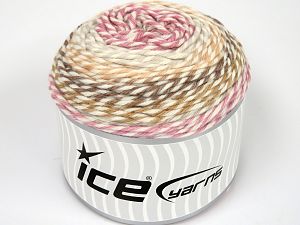 Cakes Jazz Beyaz Pembe Açık Turuncu Kahverengi Bej
