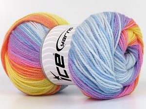 Baby Batik Sarı Pembe Leylak Light Blue Shades Altın