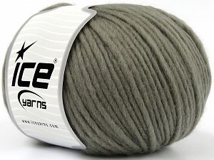 Pure Wool Bulky Açık Haki